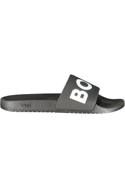 BOSS CALZATURA CIABATTA UOMO NERO