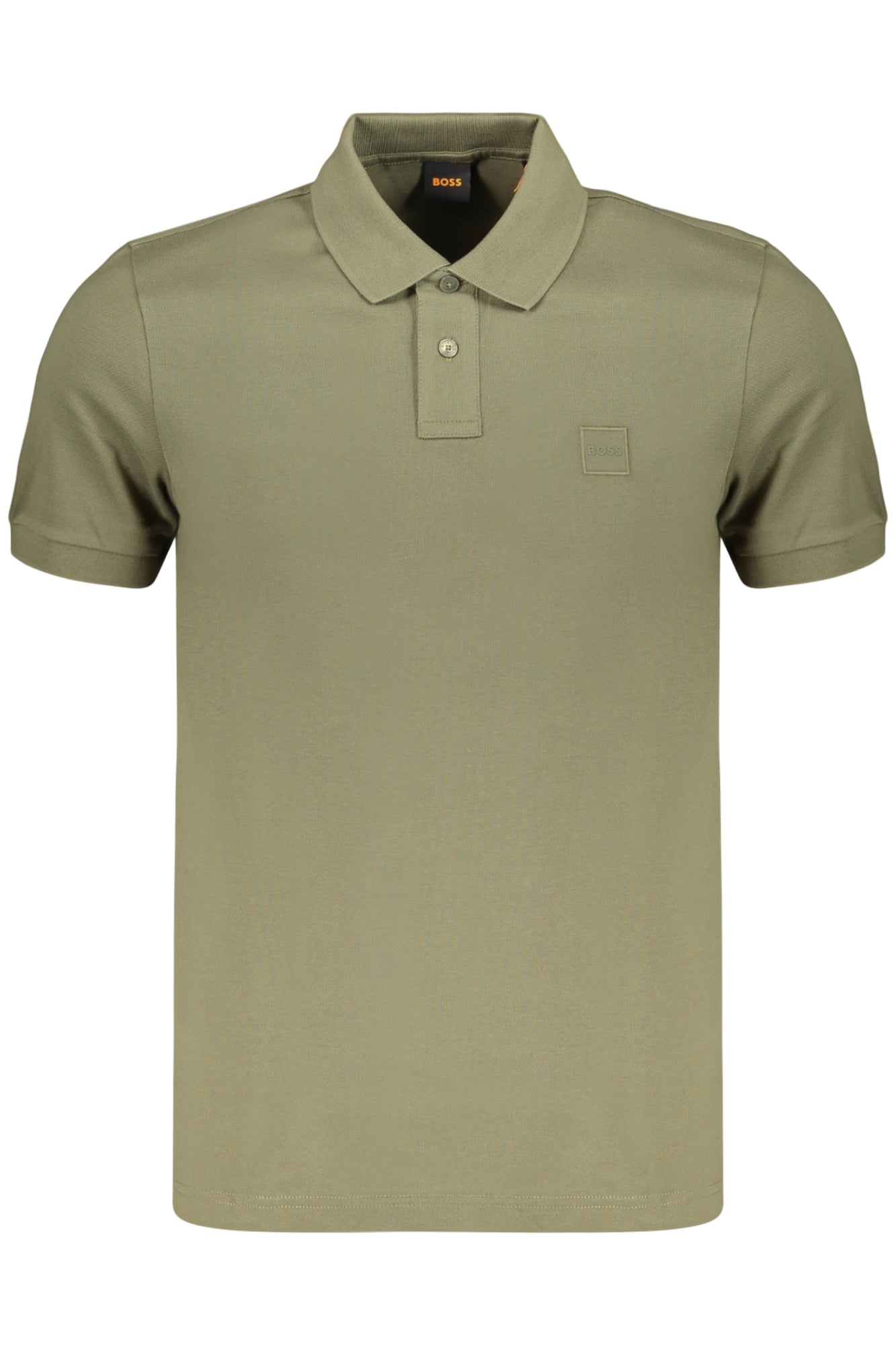 BOSS POLO MANICHE CORTE UOMO VERDE