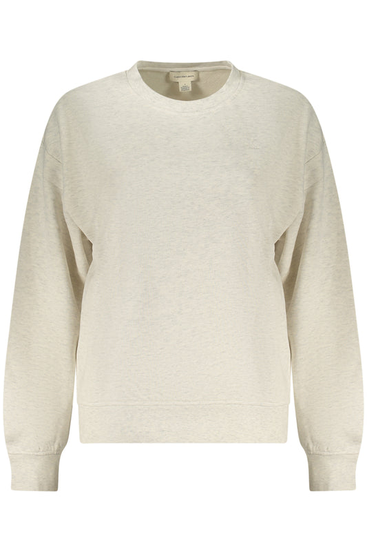 CALVIN KLEIN FELPA SENZA ZIP DONNA GRIGIO