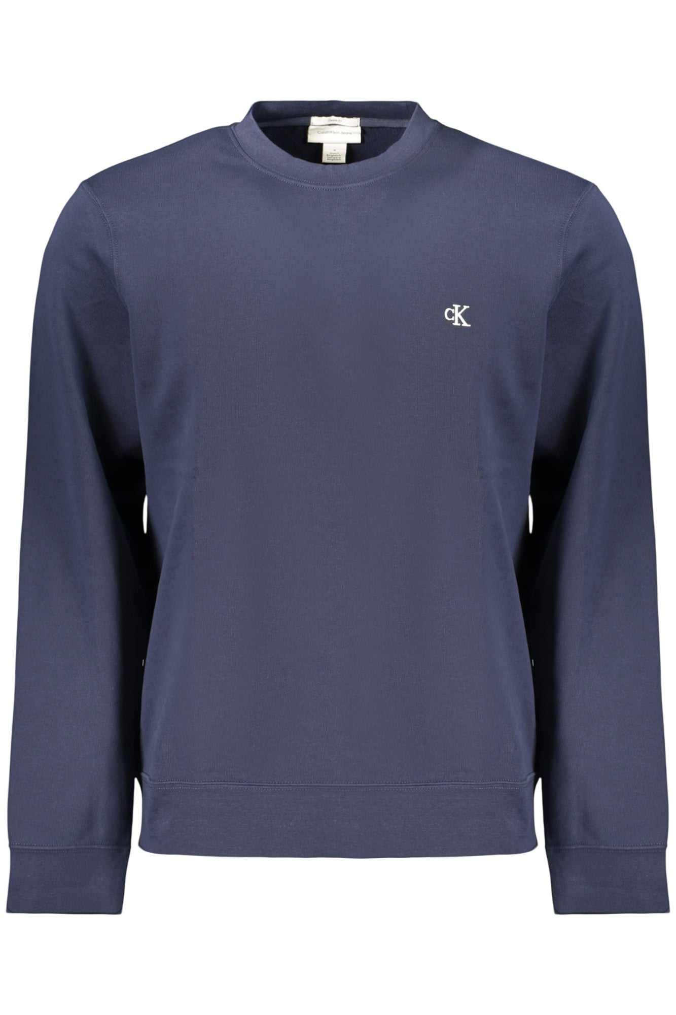 CALVIN KLEIN FELPA SENZA ZIP UOMO BLU