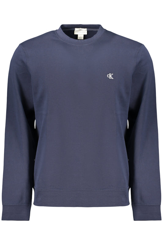 CALVIN KLEIN FELPA SENZA ZIP UOMO BLU