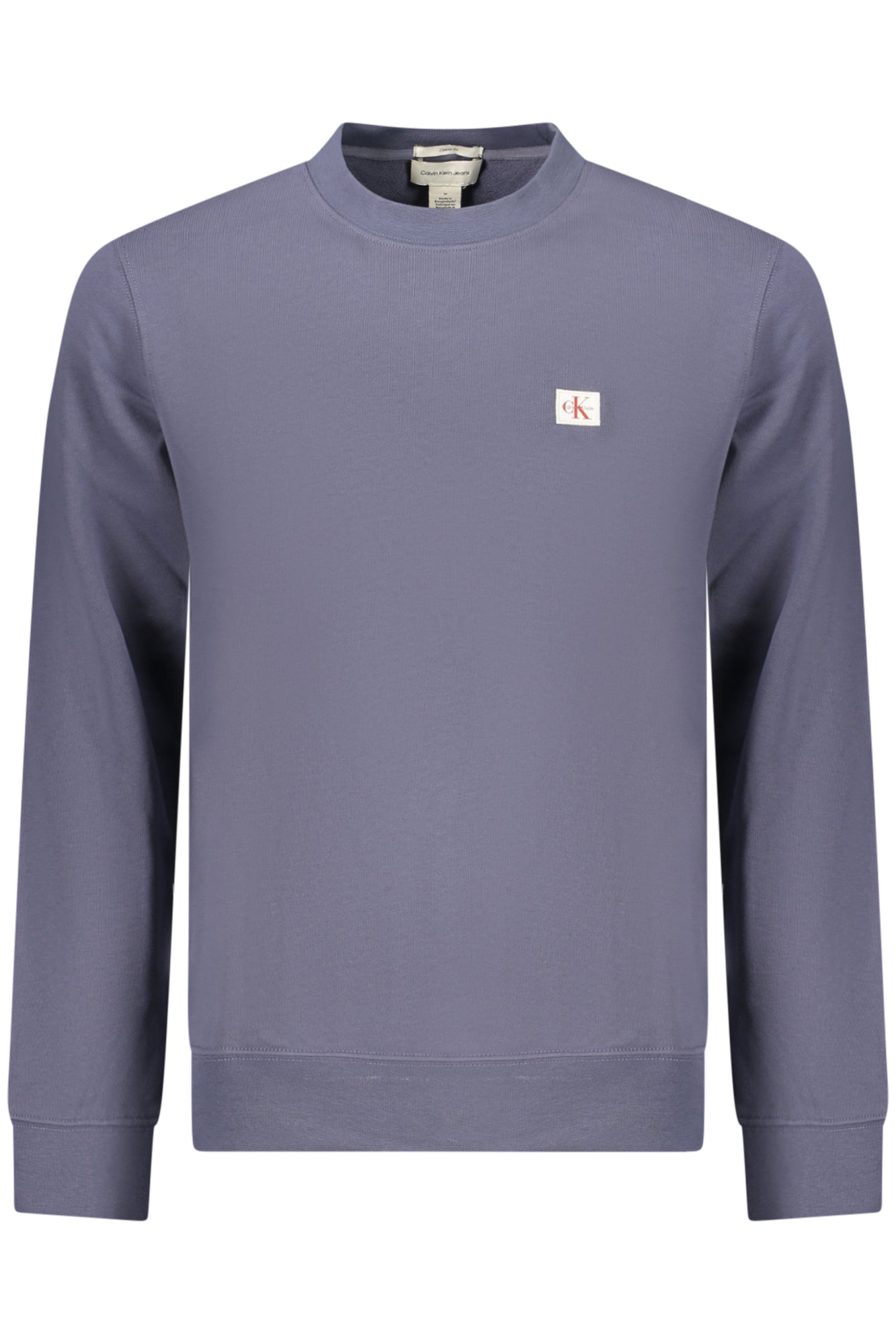 CALVIN KLEIN FELPA SENZA ZIP UOMO BLU