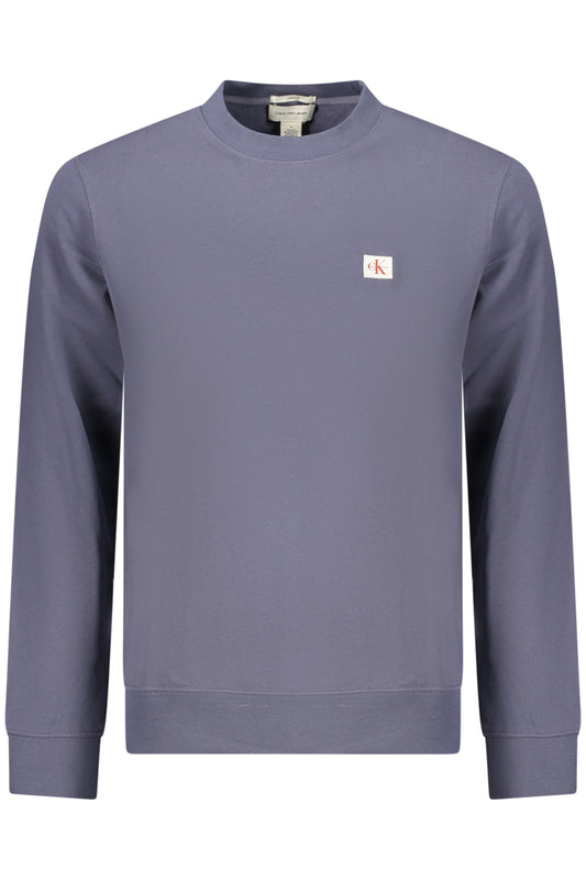 CALVIN KLEIN FELPA SENZA ZIP UOMO BLU
