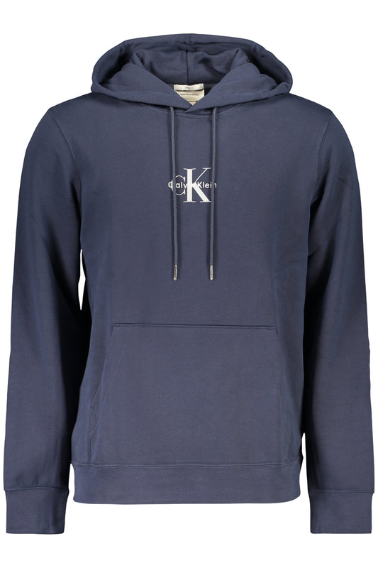 CALVIN KLEIN FELPA SENZA ZIP UOMO BLU