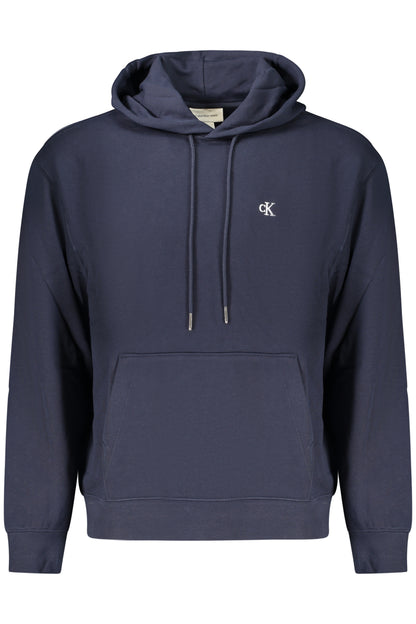 CALVIN KLEIN FELPA SENZA ZIP UOMO BLU