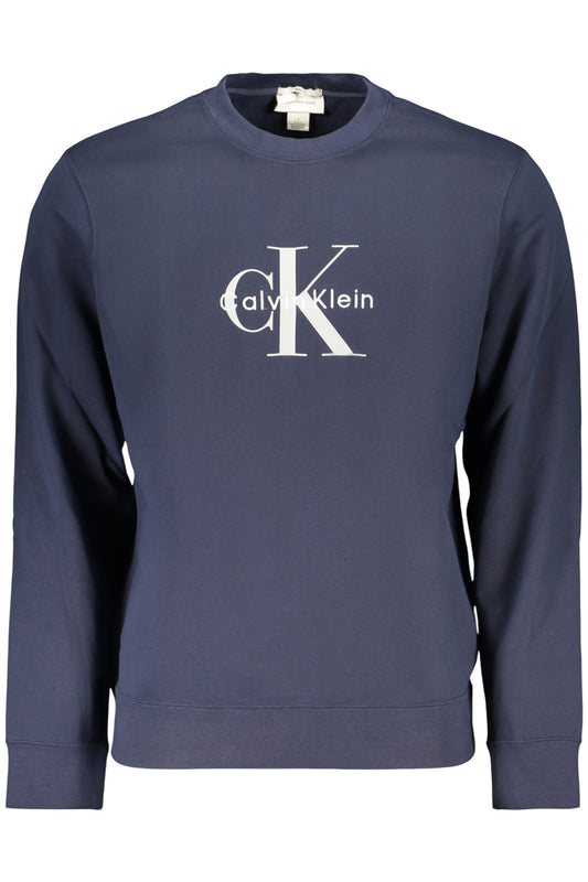 CALVIN KLEIN FELPA SENZA ZIP UOMO BLU