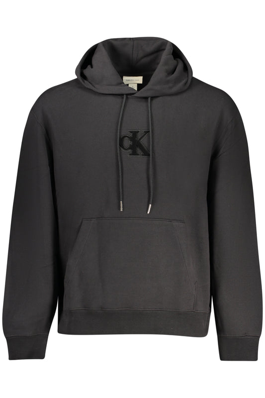 CALVIN KLEIN FELPA SENZA ZIP UOMO NERO