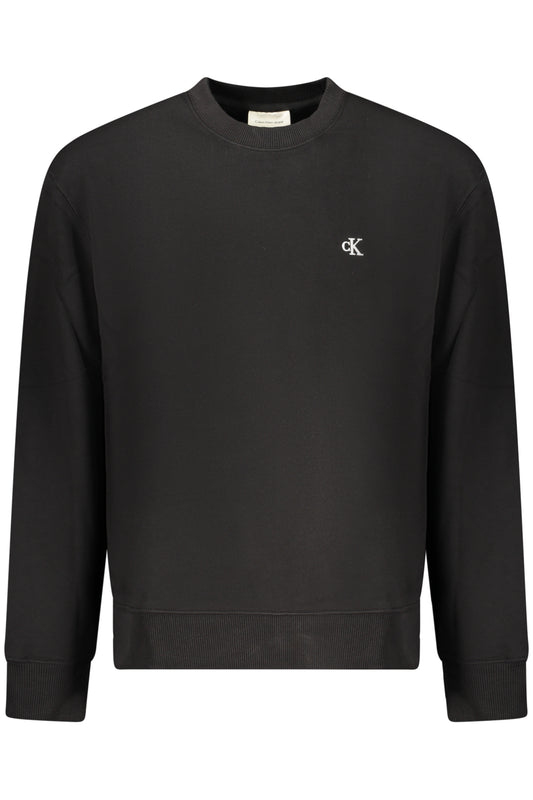 CALVIN KLEIN FELPA SENZA ZIP UOMO NERO