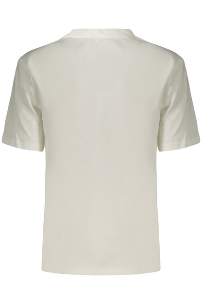 CALVIN KLEIN T-SHIRT MANICHE CORTE DONNA BIANCO