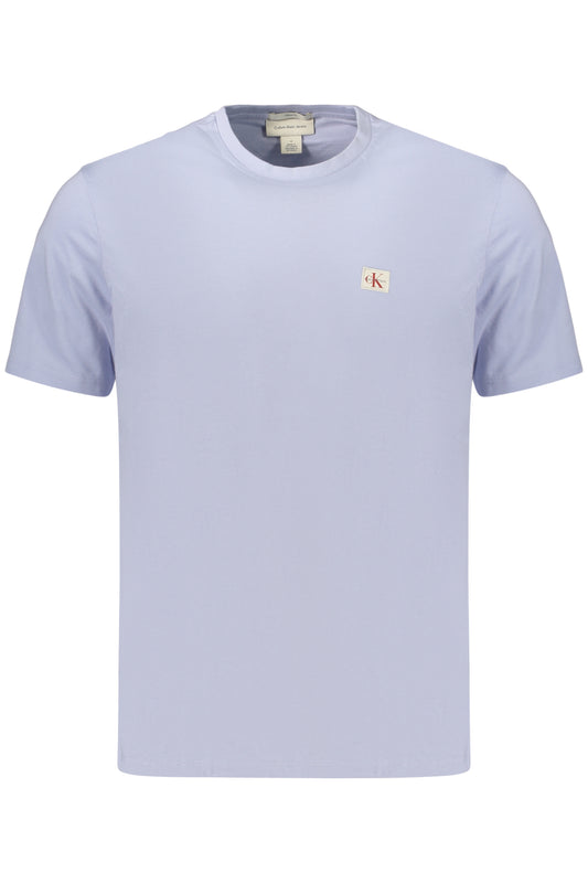 CALVIN KLEIN T-SHIRT MANICHE CORTE UOMO AZZURRO