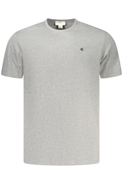 CALVIN KLEIN T-SHIRT MANICHE CORTE UOMO GRIGIO