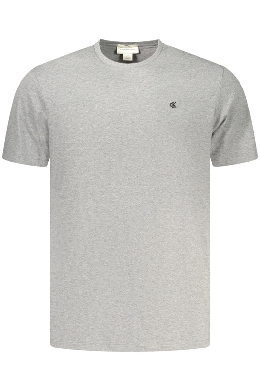 CALVIN KLEIN T-SHIRT MANICHE CORTE UOMO GRIGIO