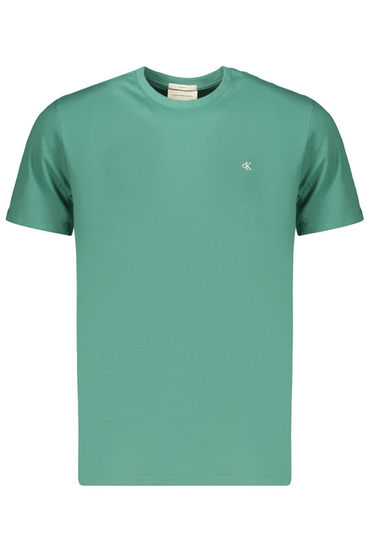 CALVIN KLEIN T-SHIRT MANICHE CORTE UOMO VERDE