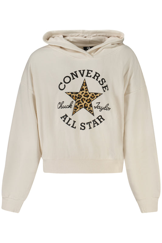 CONVERSE FELPA SENZA ZIP BAMBINA BIANCO