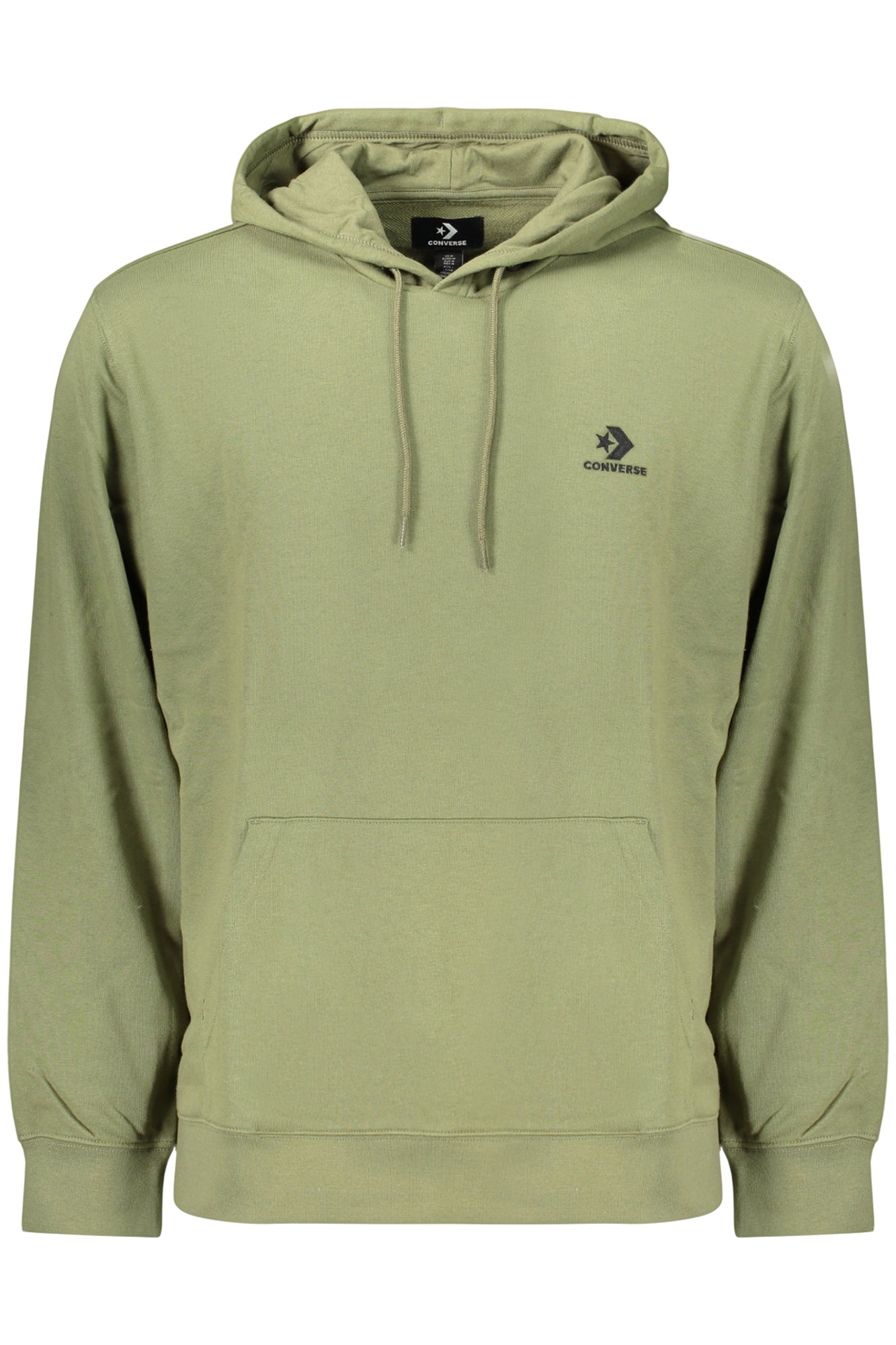 CONVERSE FELPA SENZA ZIP UOMO VERDE