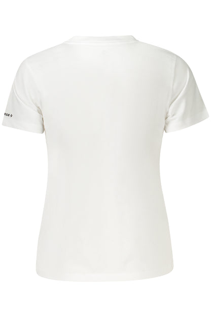 CONVERSE T-SHIRT MANICHE CORTE BAMBINA BIANCO