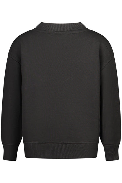 FILA FELPA SENZA ZIP BAMBINA NERO