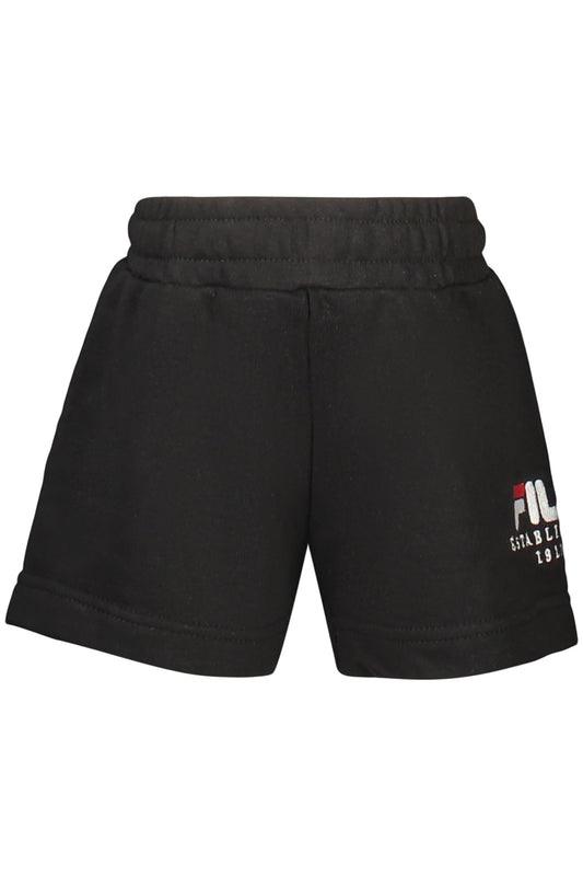 FILA PANTALONE SHORT BAMBINA NERO