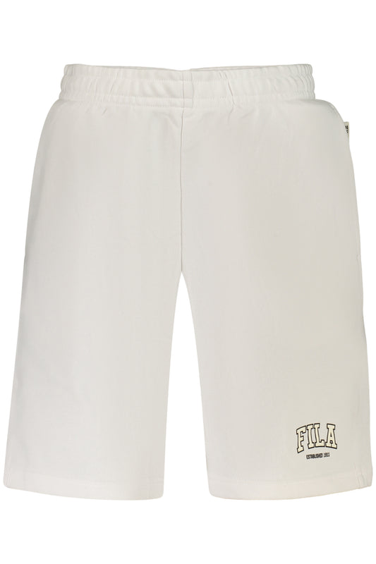 FILA PANTALONE TUTA CORTO UOMO BIANCO