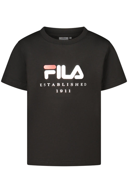 FILA T-SHIRT MANICHE CORTE BAMBINA NERO