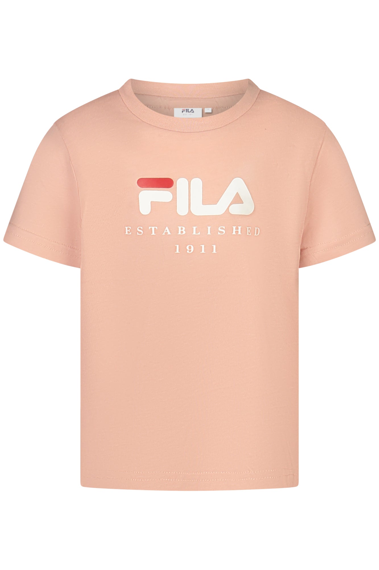 FILA T-SHIRT MANICHE CORTE BAMBINA ROSA