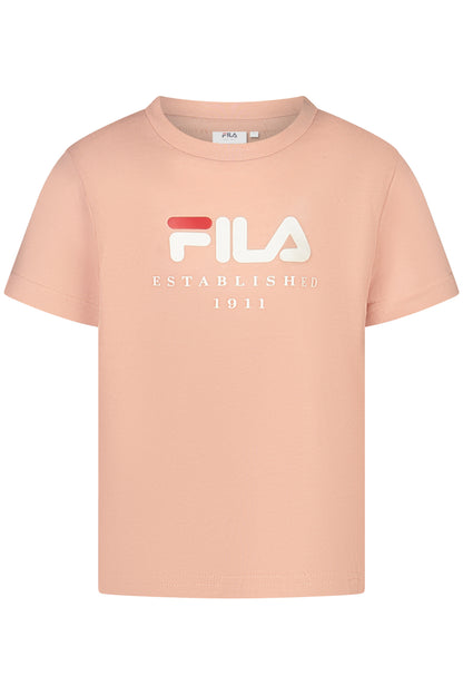 FILA T-SHIRT MANICHE CORTE BAMBINA ROSA
