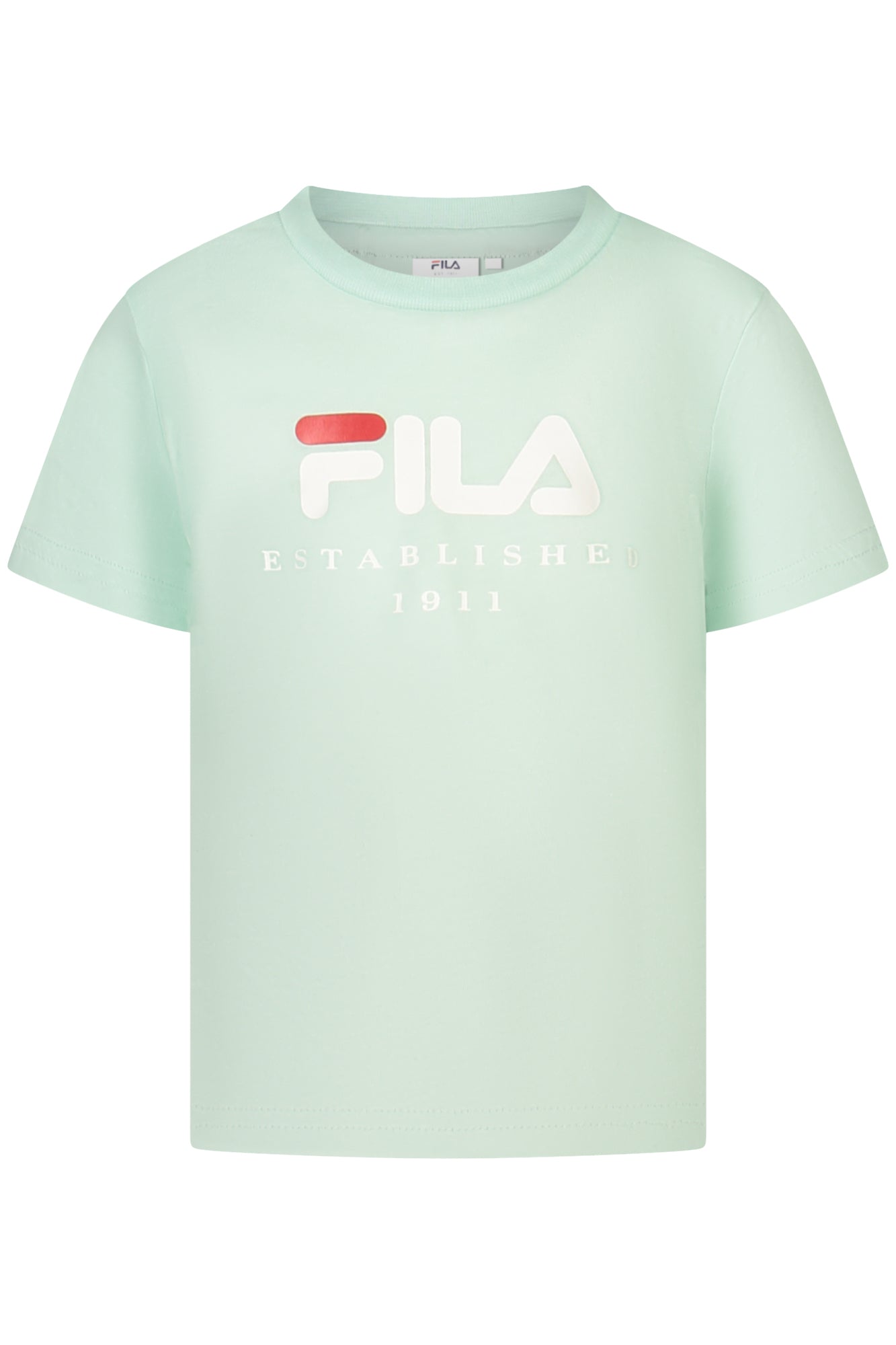 FILA T-SHIRT MANICHE CORTE BAMBINA VERDE