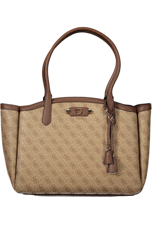 GUESS JEANS BORSA DONNA BEIGE