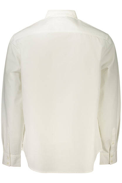 GUESS JEANS CAMICIA MANICHE LUNGHE UOMO BIANCO