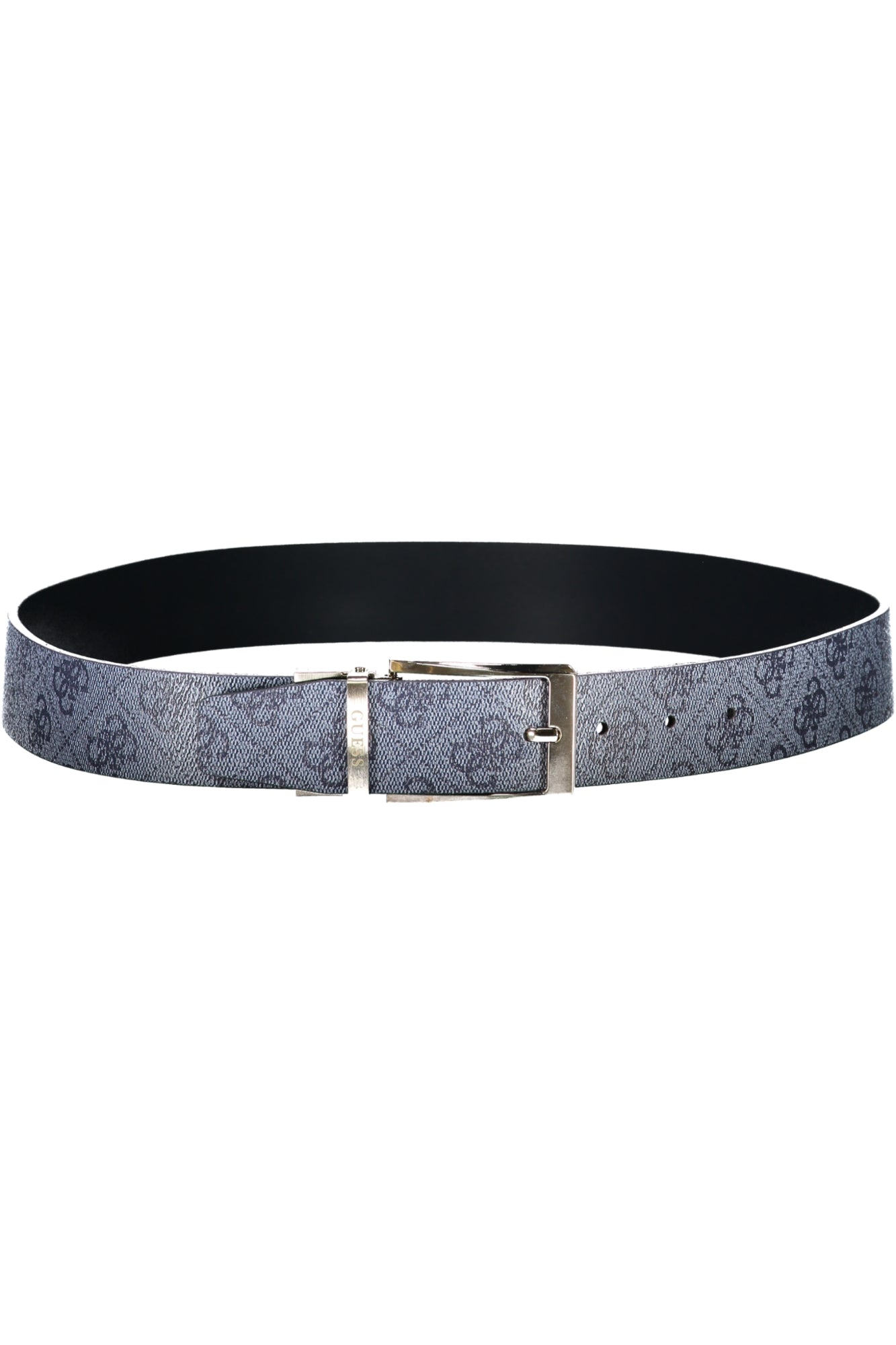 GUESS JEANS CINTURA IN PELLE UOMO BLU