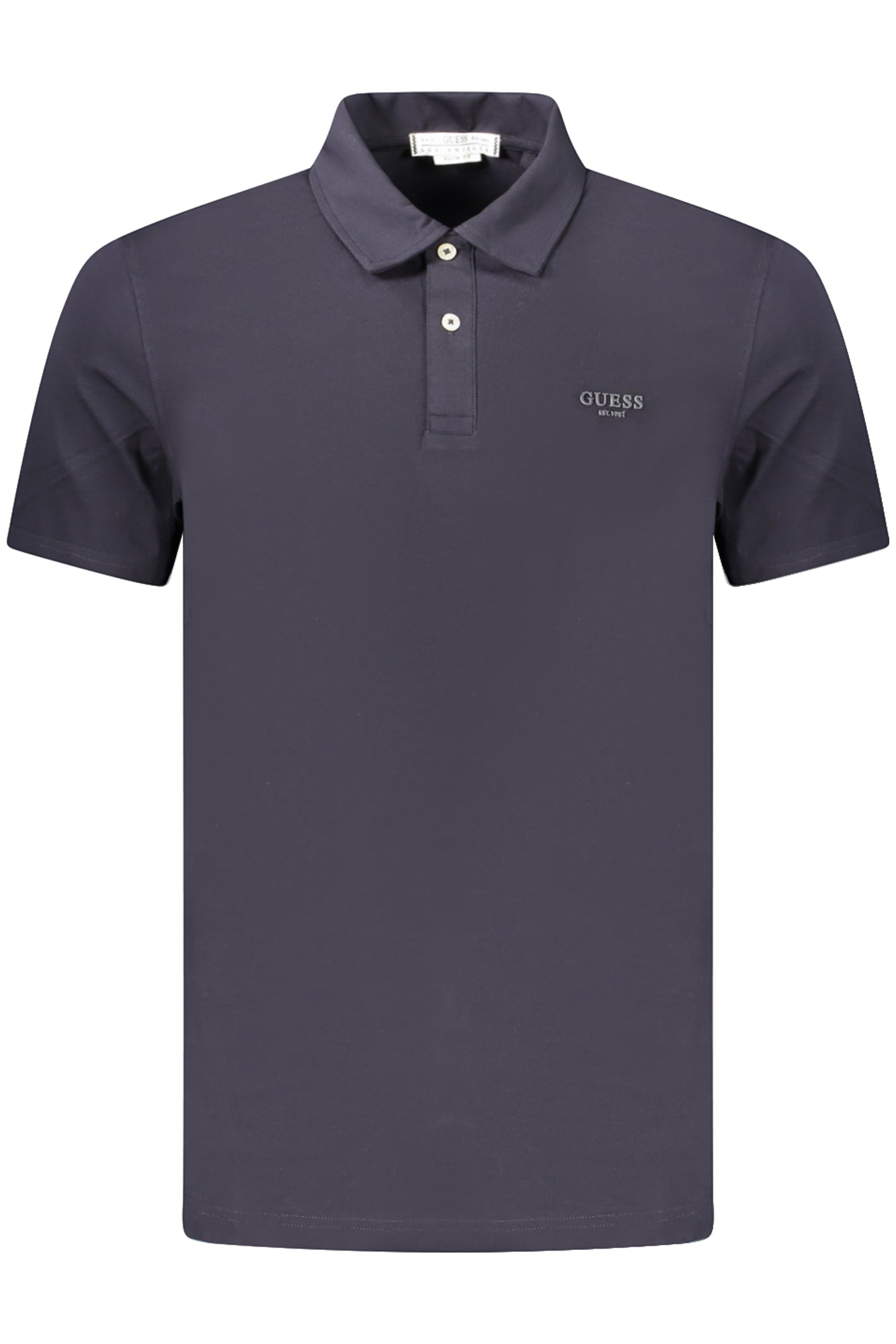 GUESS JEANS POLO MANICHE CORTE UOMO BLU