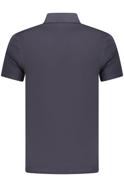 GUESS JEANS POLO MANICHE CORTE UOMO BLU