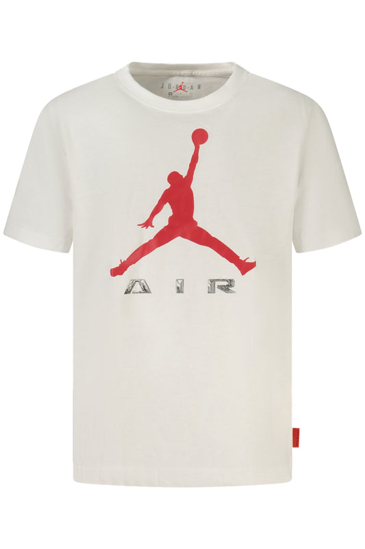 JORDAN T-SHIRT MANICHE CORTE BAMBINO BIANCO