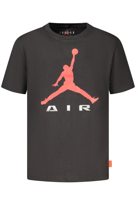JORDAN T-SHIRT MANICHE CORTE BAMBINO NERO