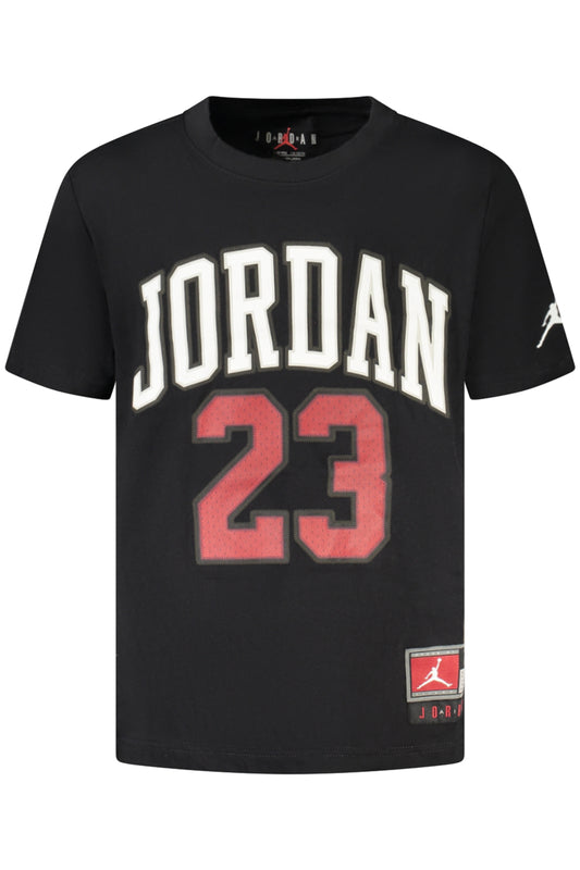 JORDAN T-SHIRT MANICHE CORTE BAMBINO NERO