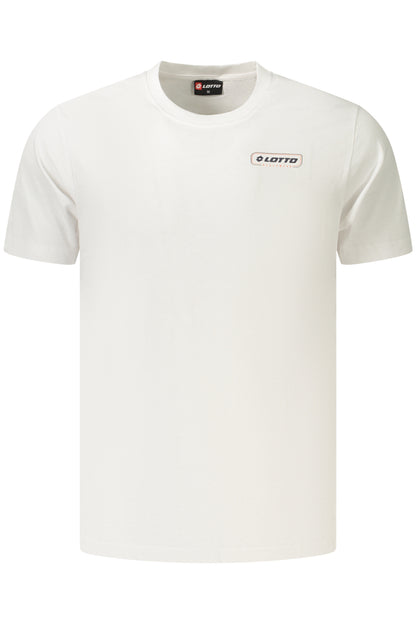 LOTTO T-SHIRT MANICHE CORTE UOMO BIANCO