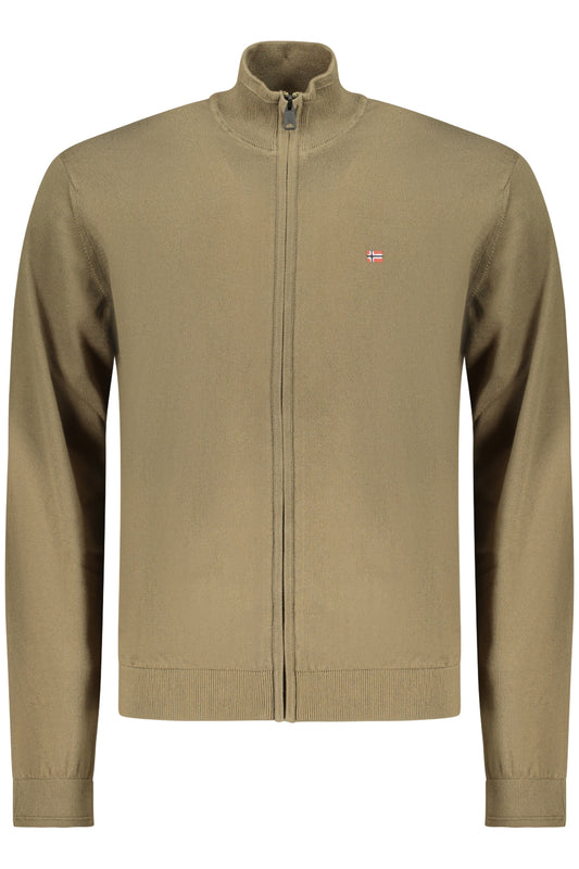 NAPAPIJRI CARDIGAN UOMO VERDE
