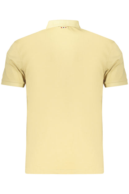 NAPAPIJRI POLO MANICHE CORTE UOMO BEIGE