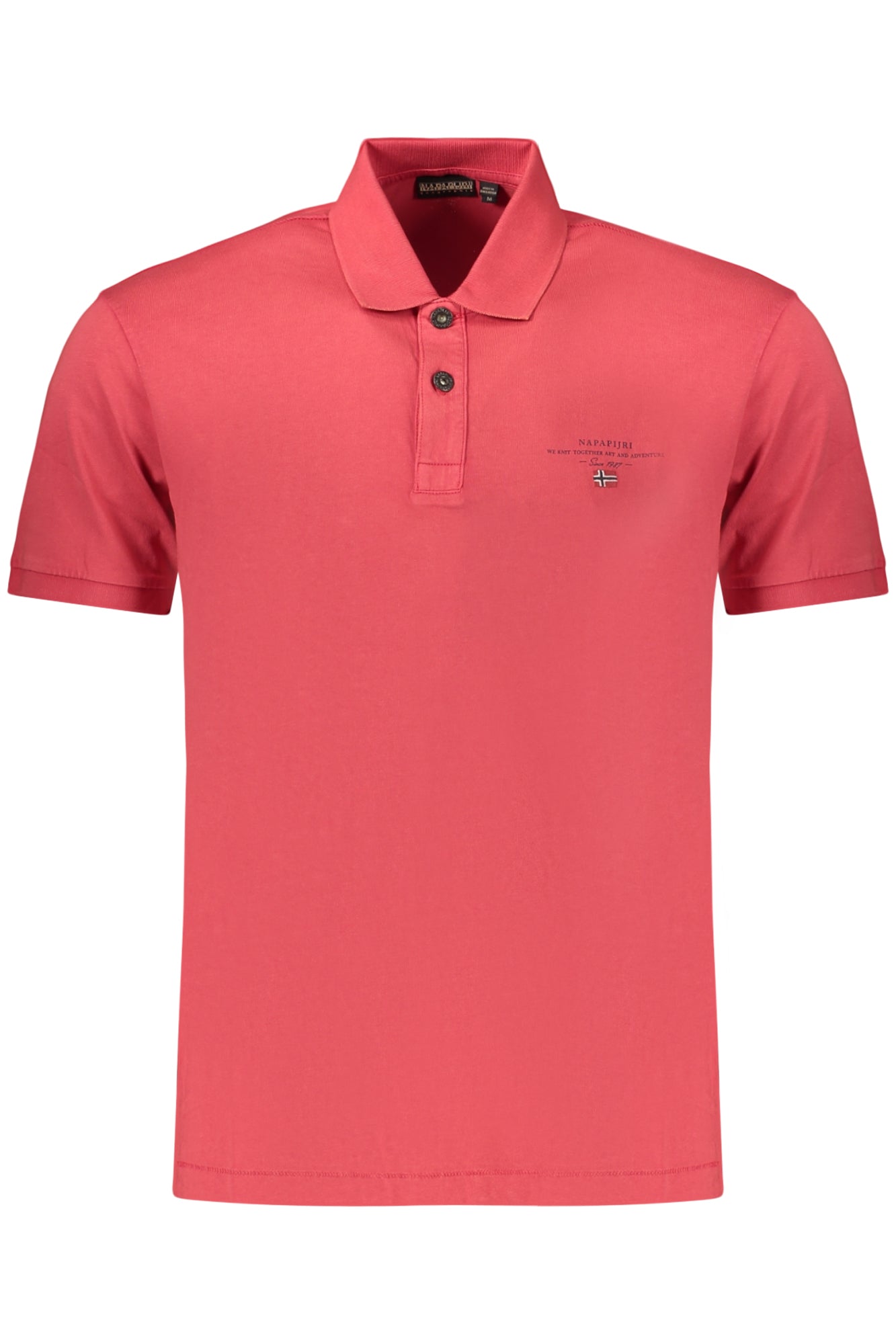 NAPAPIJRI POLO MANICHE CORTE UOMO ROSSO