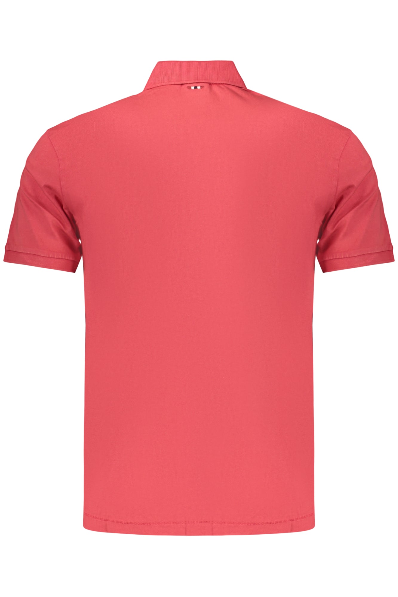 NAPAPIJRI POLO MANICHE CORTE UOMO ROSSO