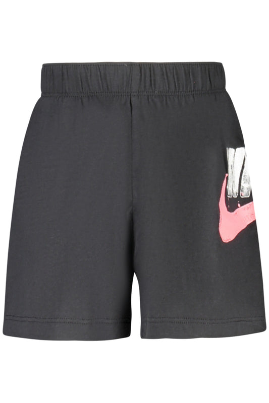 NIKE PANTALONE SHORT BAMBINA NERO