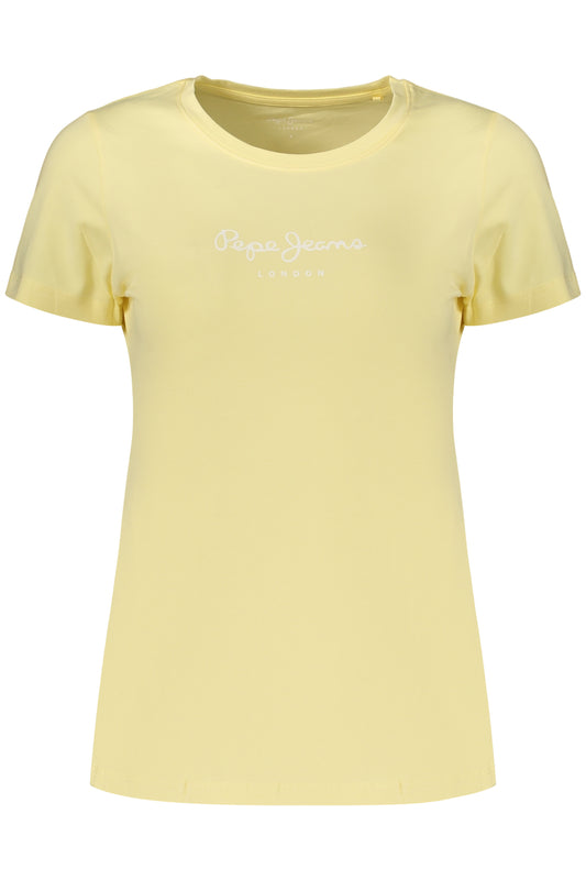 PEPE JEANS T-SHIRT MANICHE CORTE DONNA GIALLO