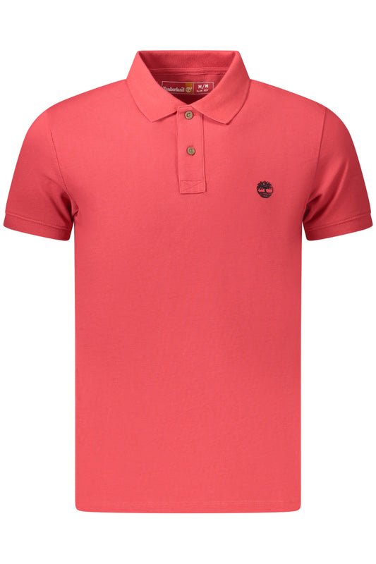 TIMBERLAND POLO MANICHE CORTE UOMO ROSSO