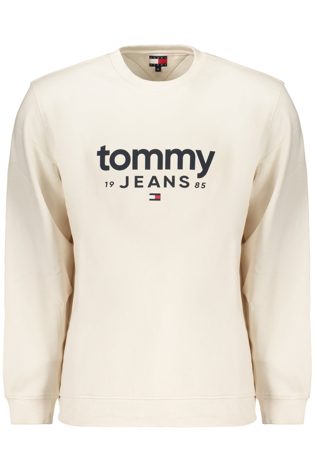 TOMMY HILFIGER FELPA SENZA ZIP UOMO BIANCO