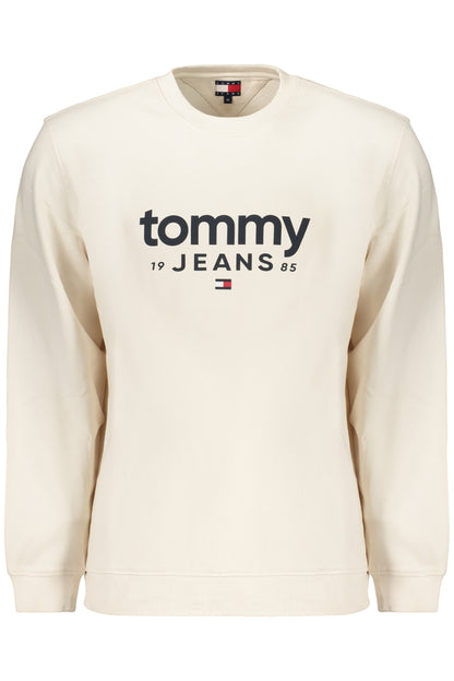 TOMMY HILFIGER FELPA SENZA ZIP UOMO BIANCO