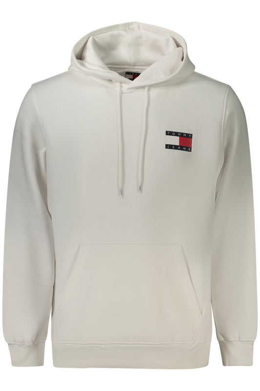 TOMMY HILFIGER FELPA SENZA ZIP UOMO BIANCO