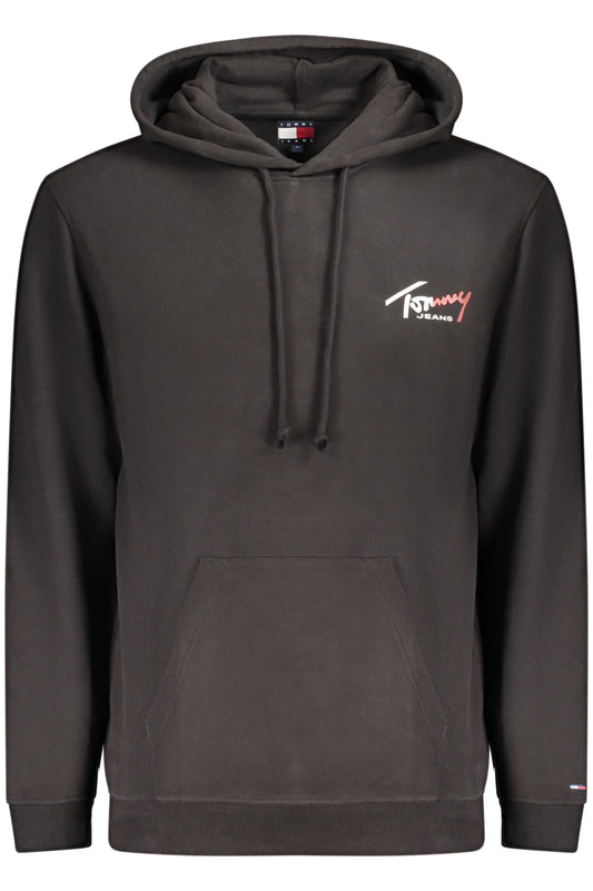 TOMMY HILFIGER FELPA SENZA ZIP UOMO NERO