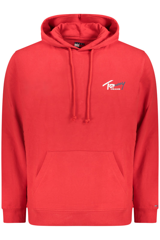 TOMMY HILFIGER FELPA SENZA ZIP UOMO ROSSO