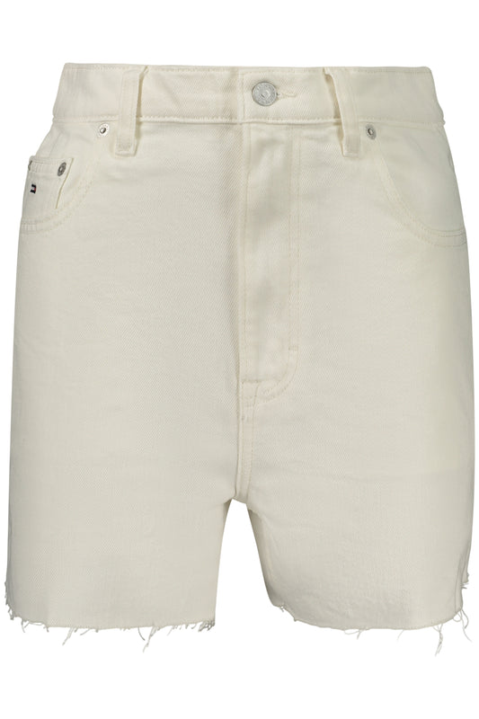 TOMMY HILFIGER JEANS SHORT DONNA BIANCO