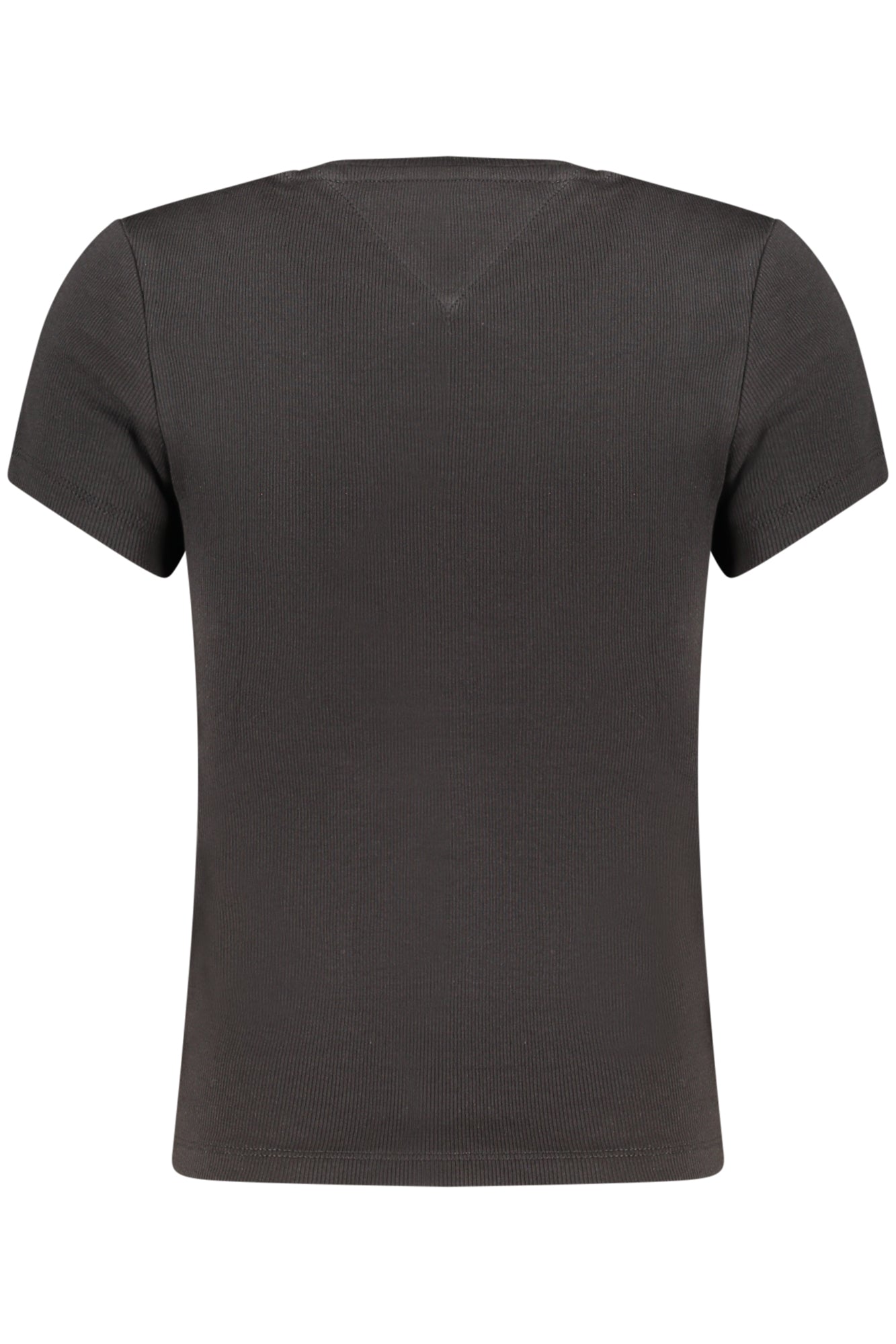 TOMMY HILFIGER T-SHIRT MANICHE CORTE DONNA NERO
